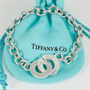 アクセサリー VINTAGE TIFFANY&Co.interlocking bracelet Tiffany & Co. Sterling Silver 1837 Interlocking Circles
